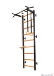 Spalier BenchK 721B+A076,  cu bara de tractiune fixa din otel si accesorii gimnastica