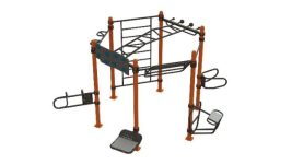STATIE DE ANTRENAMENT HEX CU OBSTACOLE, ELEMENT FITNESS
