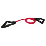 Tub elastic fitness cu manere , extensor 1.16 m, Sveltus, rosu