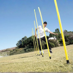 Stalp slalom cu tepusa, DY-FE-01, Dayu Fitness