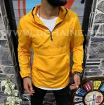 Jacheta barbati de toamna mustar din fas subtire B3344 P10-3