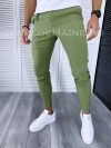 Pantaloni barbati casual regular fit verde B1734 I17-3