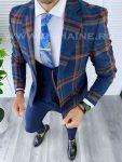 Sacou barbati in carouri slim fit B5299  O3-1.3
