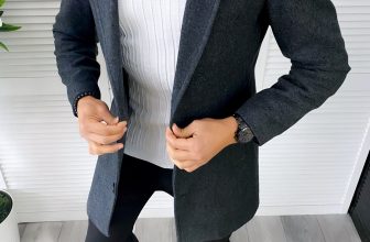 Palton barbati gri inchis B6791 12