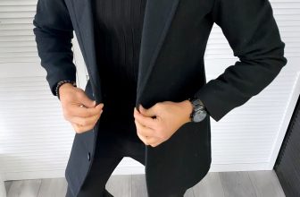 Palton barbati negru B6791 9