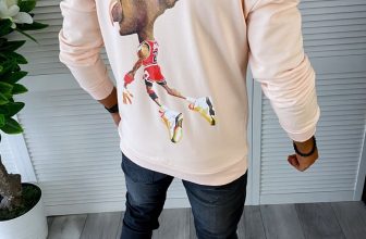 Bluza barbati roz cu imprimeu pe spate K504 i5-5.2