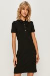 Lacoste rochie culoarea negru, mini, model dreaptă EF5473-001