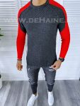 Pulover barbati gros slim fit gri T3594 P18-6.2