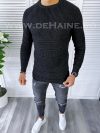 Pulover barbati gros slim fit negru T3614 i5-2.3