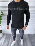 Pulover barbati gros slim fit negru T3614 i5-2.3