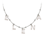 Raya – Colier tip salba din argint 925 personalizat cu nume