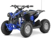 ATV electric Kinder Eco Wolf , motor 1060W 36V pozitionat pe punte si cui remorcare,  culoare albastra