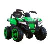 ATV electric pentru 2 copii Kinderauto SuperOffroad V2 4×4 140W 12V 7Ah, verde