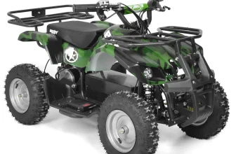 ATV electric pentru copii Kinderauto ArmyGreen Quad 1000W 36V 12Ah, culoare verde