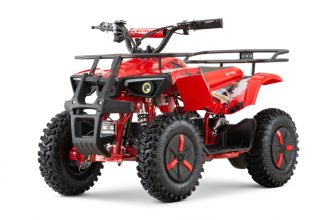 ATV electric pentru copii NITRO Dusty 1000W 36V Snowy tyres, culoare rosie