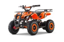 ATV electric pentru copii NITRO Torino Quad 1200W 48V Snowy Tyre, culoare portocalie