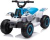 ATV electric pentru copii, Kinderauto CUBA 35W 6V cu telecomanda inclusa, albastru