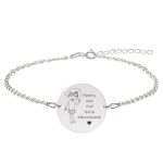 Charlotte – Bratara personalizata din argint 925 pentru Educatoare