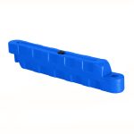 Bariera modulara delimitare traseu karting, piste sau parcari, HDPE, umplere cu apa, anti-impact, rezistenta UV, interior exterior 110x30x35 cm, albastru