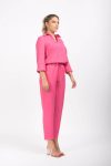 Bluza din vascoza LaDonna de culoare roz