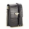Borseta neagra din piele naturala 1525 123