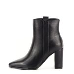 Botine negre office casual Ginger 117