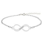 Saray – Bratara personalizata inifinit nume din argint 925