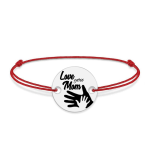 Sole – Bratara personalizata din snur cu banut din argint 925