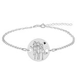 Sisters – Bratara din argint 925 personalizat pentru surori
