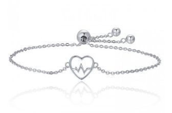 Bratara din argint Heart and Pulse