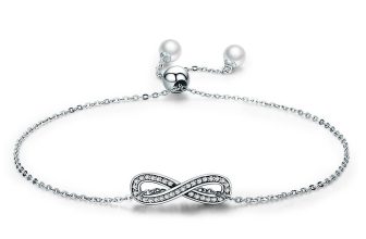 Bratara din argint Infinite Tennis