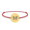 Friends – Bratara personalizata din argint 925 placat cu aur 24K pentru cei mai buni prieteni