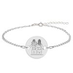 BFF – Bratara personalizata pentru cei mai buni prieteni din argint 925
