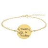 Granny – Bratara personalizata din argint 925 placat cu aur galben 24K – Banut