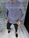 Camasa barbati eleganta cu imprimeu slim fit A4428  W11-3.1.2.3