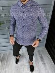 Camasa barbati eleganta cu imprimeu slim fit A4428  W11-3.1.2.3