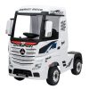 Camion electric pentru copii, Mercedes ACTROS, 4×4, 180W 12V, PREMIUM, alb