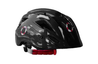 Casca de protectie pentru copii, cu lumini si sistem ajustare marime,  Negru