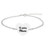 Claudia – Bratara personalizata din argint 925 – Inimioara