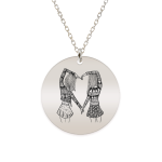 Anabella – Colier personalizat banut pentru prietene/surori din argint 925