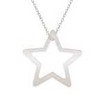 Selena – Colier personalizat argint 925 cu pandantiv stea