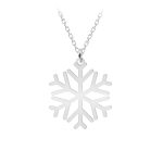 Snowflake – Colier personalizat argint 925 cu pandantiv Fulg