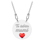 Zimea – Colier personalizat din argint si cristal – Banut