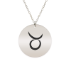 Colier argint 925 personalizat cu semn zodiacal Taur