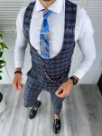Compleu barbati  Vesta + Pantaloni B4163 50-1