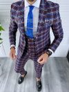 Costum barbati slim fit + Vesta B4224  91