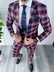 Costum barbati slim fit + Vesta B4227 92-1 Y1-4