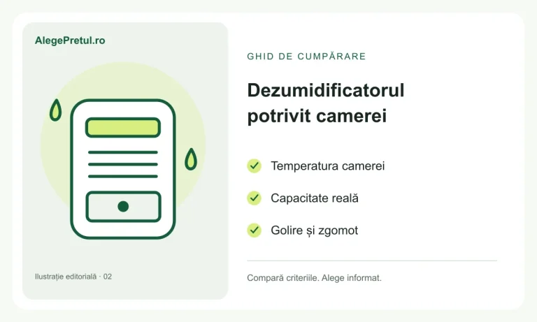Ilustrație editorială: cum alegi un dezumidificator pentru apartament