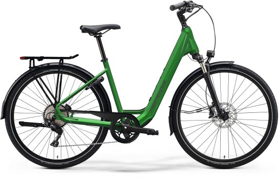 Bicicleta Electrica de Trekking/City Merida eSpresso Urban 100 EQ Verde/Gri 2023