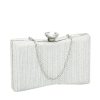 Geanta clutch argintie BJH-22718 05